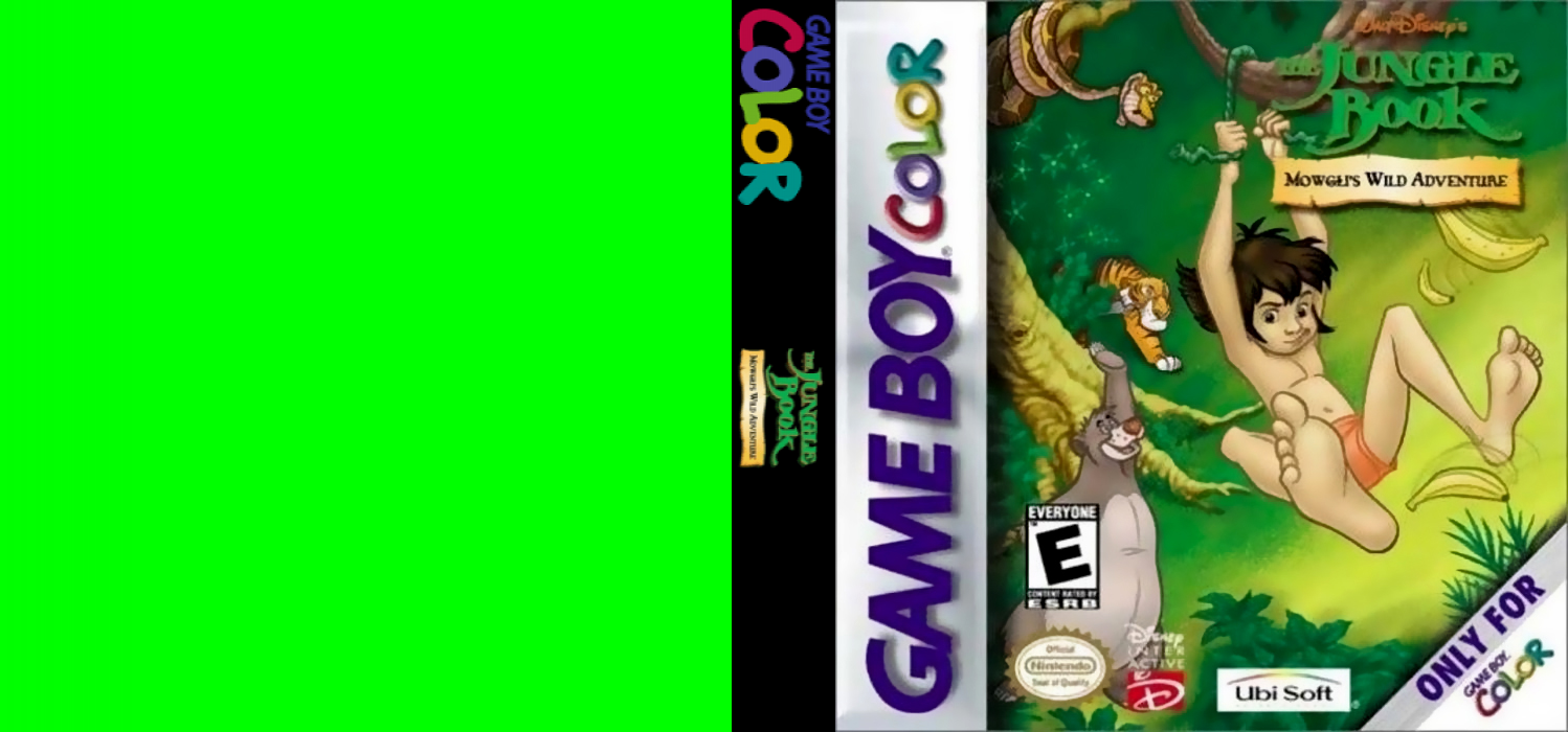 Walt Disney’s The Jungle Book : Mowgli’s Wild Adventure [US] gbc 2000 Box Art