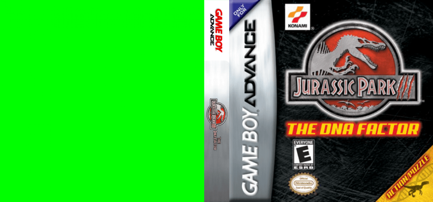 Jurassic Park III : The DNA Factor [US] gba 2001 Box Art
