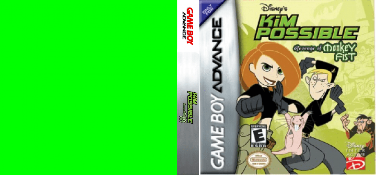 Kim Possible : Revenge of Monkey Fist [US] gba 2002 Box Art