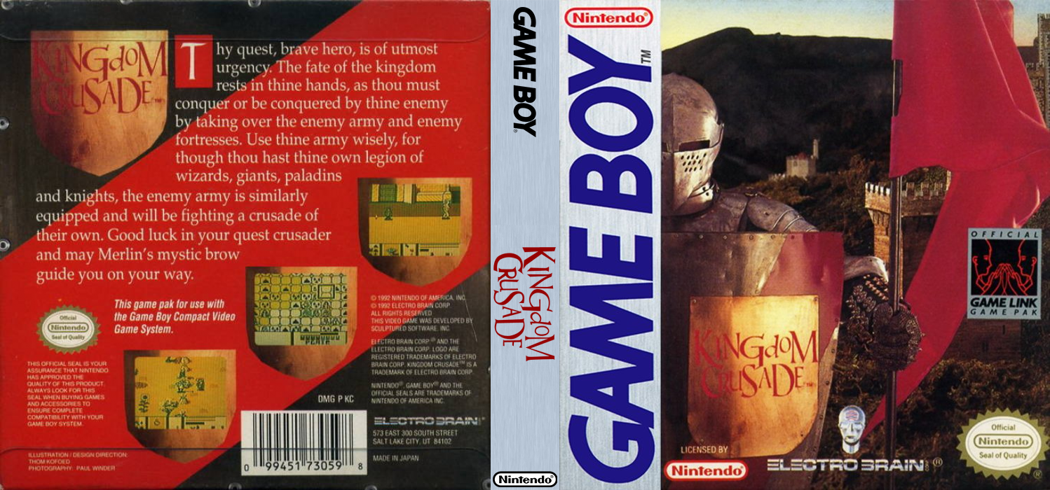 Kingdom Crusade [US] gb 1992 Box Art