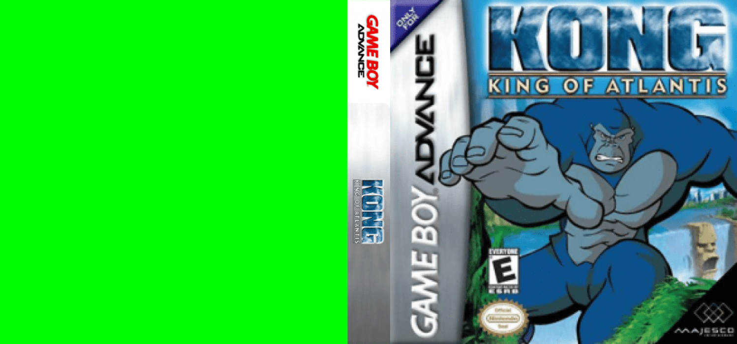Kong : King in Atlantis [US] gba 2005 Box Art