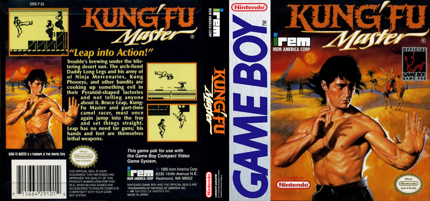 Kung-Fu Master [US,EU] gb 1991 Box Art