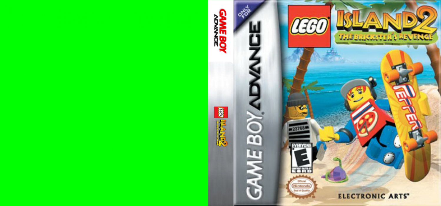 LEGO Island 2 : The Brickster’s Revenge [US] gba 2001 Box Art