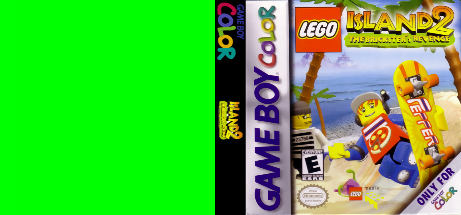 LEGO Island 2: The Brickster’s Revenge [US] gbc 2001 Box Art