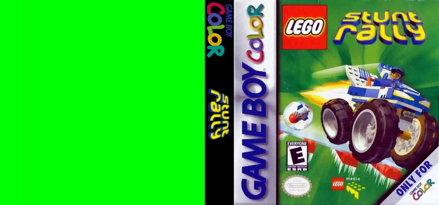 LEGO Stunt Rally [US] gbc 2000 Box Art