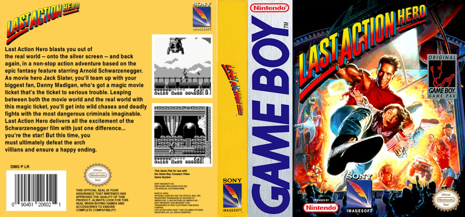 Last Action Hero [US,EU] gb 1993 Box Art
