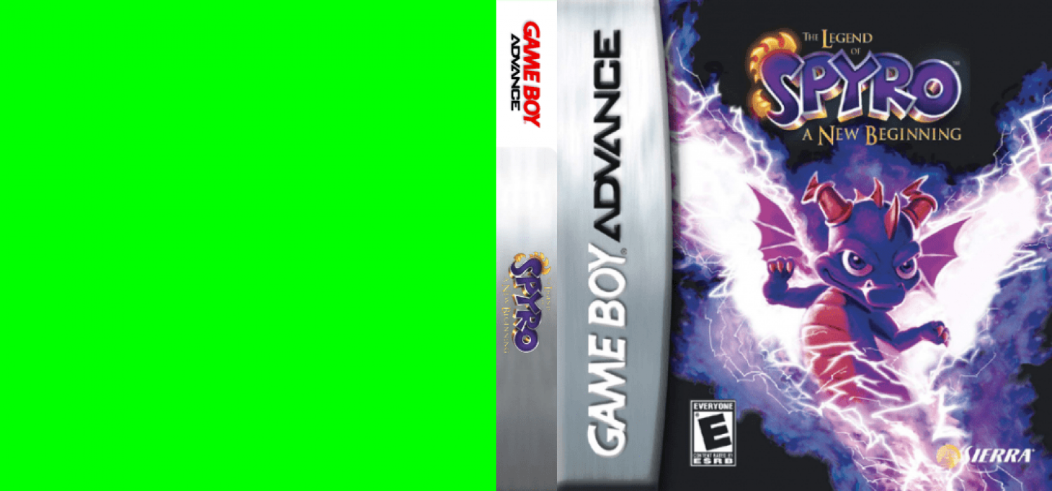 The Legend of Spyro : A New Beginning [US] gba 2006 Box Art