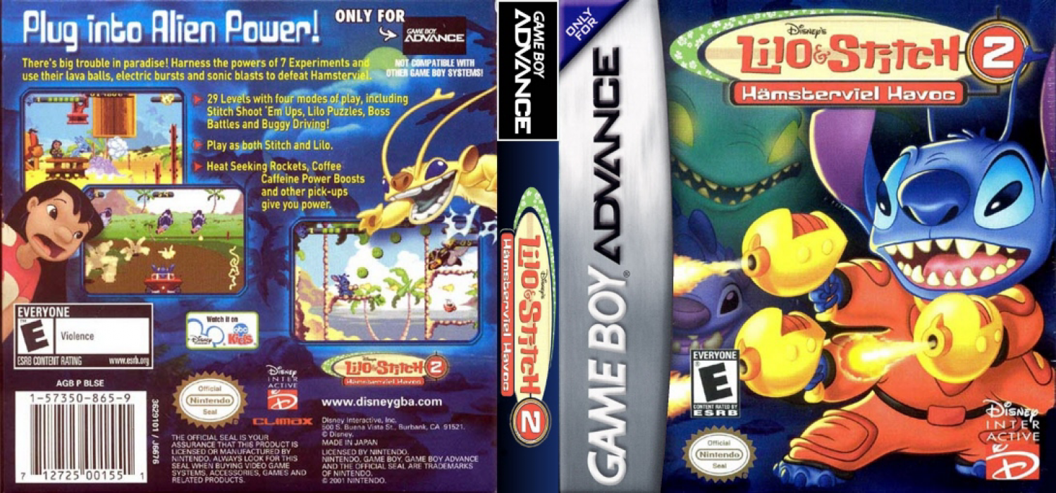 Disney’s Lilo & Stitch 2: Hamsterviel Havoc [US] gba 2005 Box Art