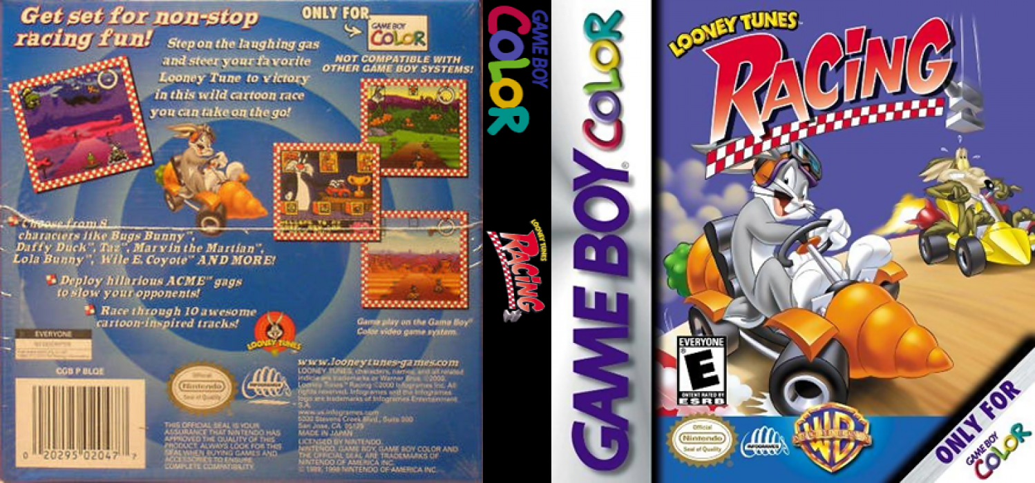 Looney Tunes Racing [US] gbc 2000 Box Art
