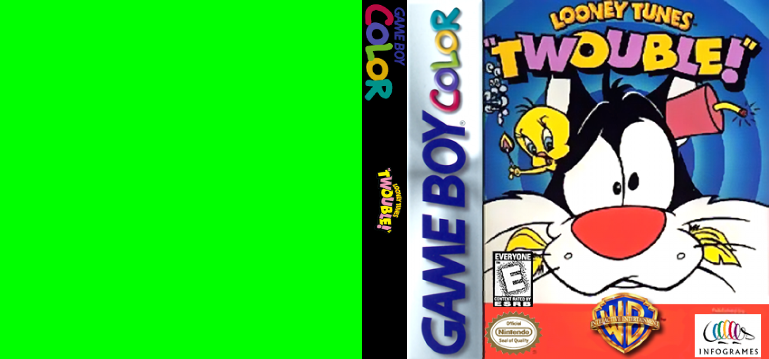Looney Tunes : Twouble! [US] gbc 1998 Box Art