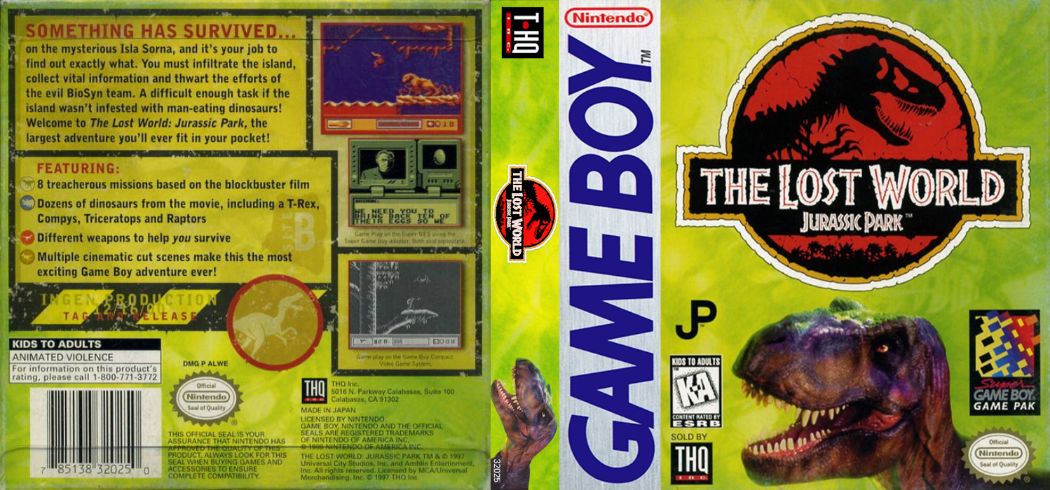 The Lost World : Jurassic Park [US,EU] gb 1997 Box Art