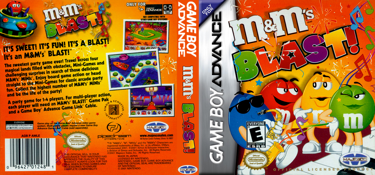 M&M’s : Blast! [US] gba 2001 Box Art