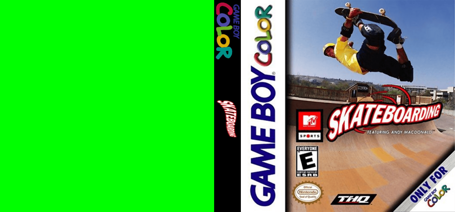 MTV Sports: Skateboarding featuring Andy Macdonald [US,EU] gbc 2000 Box Art