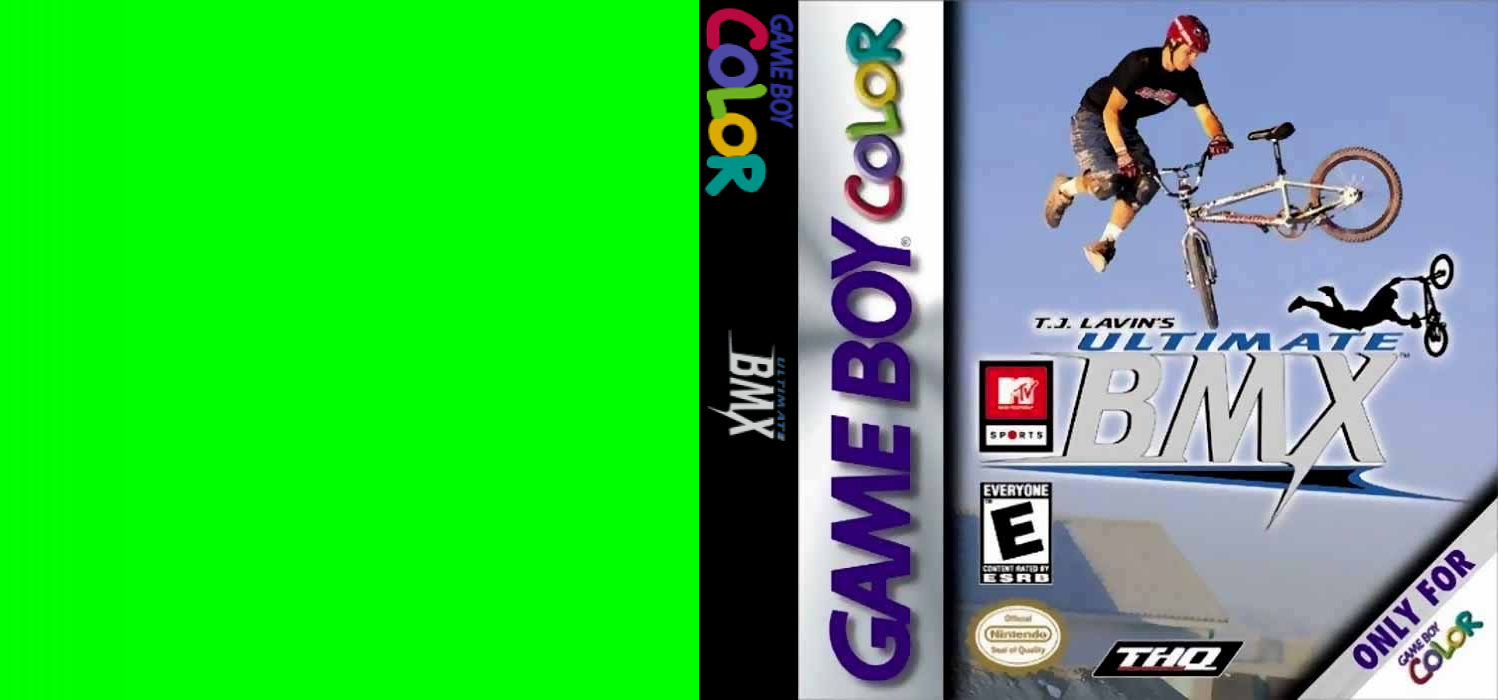 MTV Sports: T.J. Lavin’s Ultimate BMX [US,EU] gbc 2000 Box Art