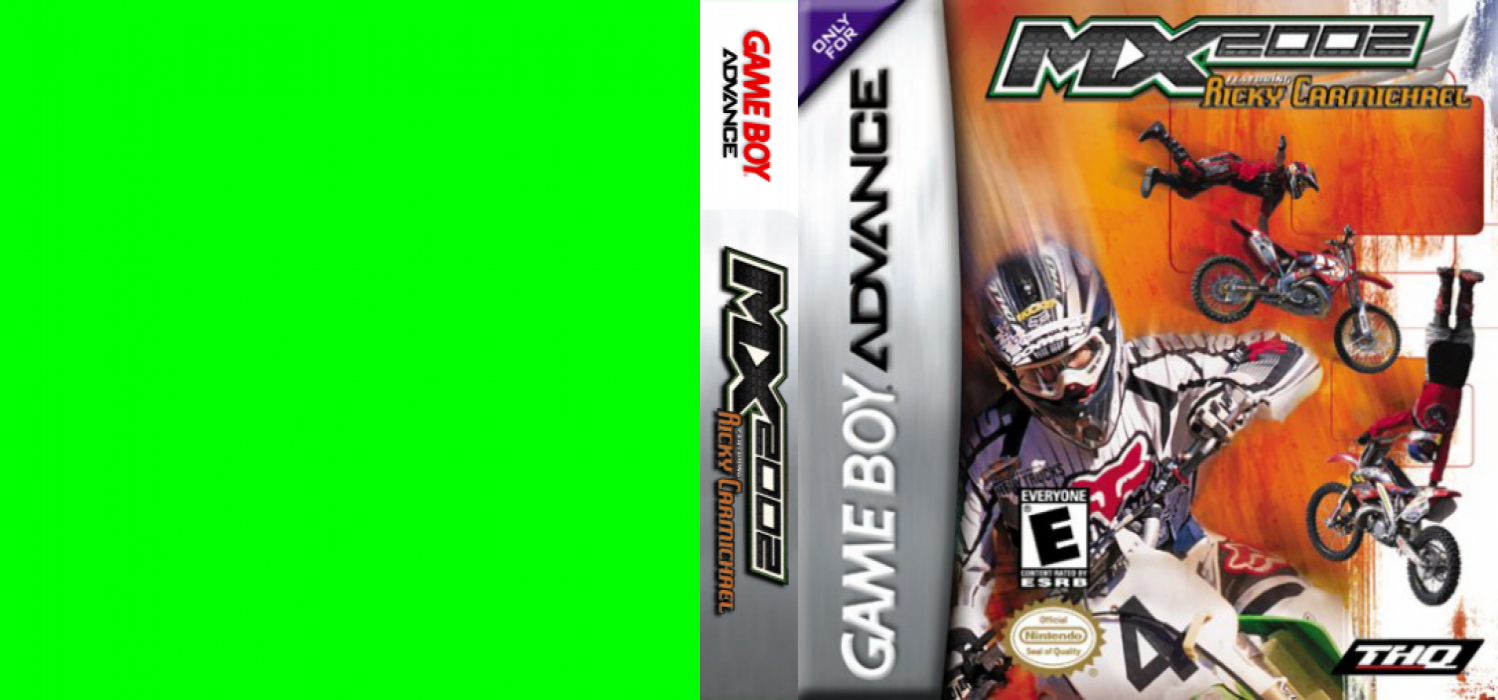 MX 2002 featuring Ricky Carmichael [US,EU] gba 2001 Box Art