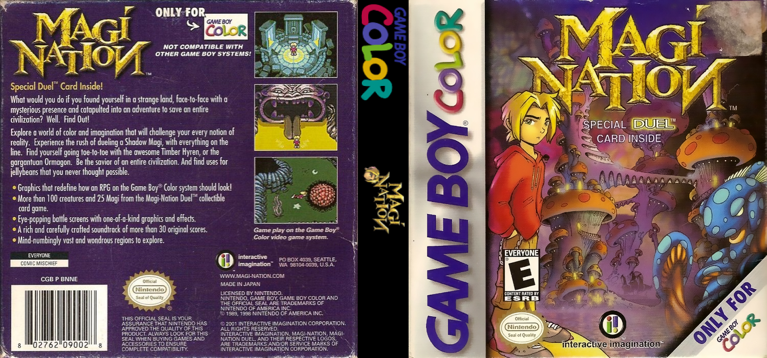 Magi Nation [US] gbc 2001 Box Art