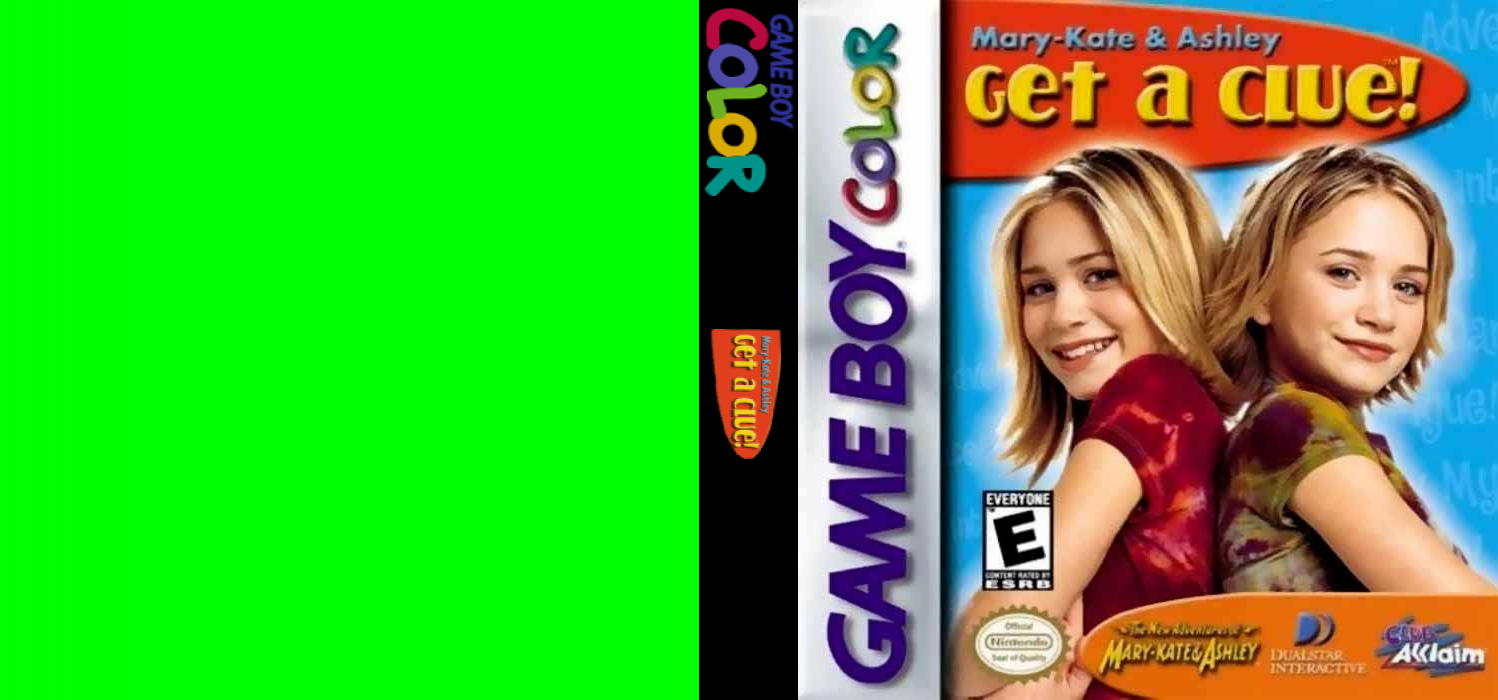 Mary-Kate & Ashley: Get a Clue! [US,EU] gbc 2000 Box Art