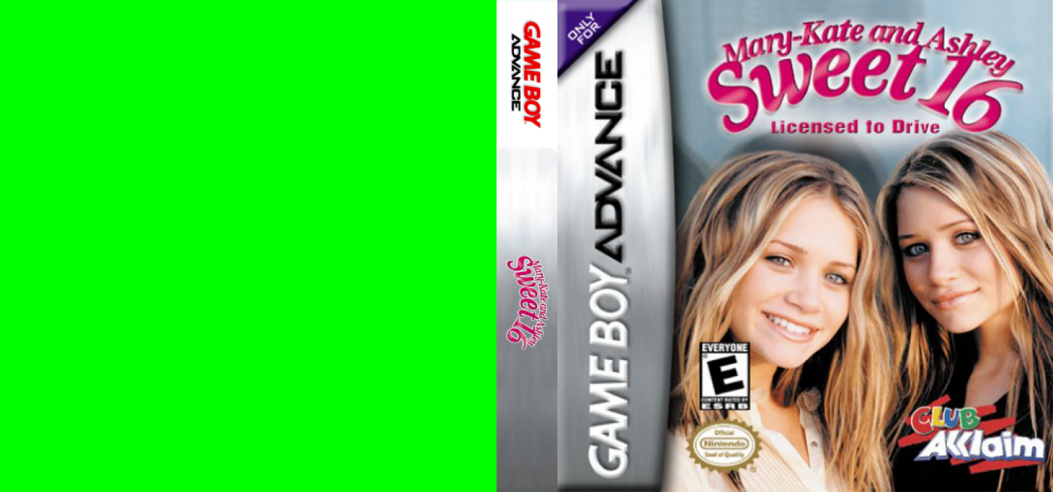Mary-Kate and Ashley Sweet 16 : Licensed to Drive [US,EU] gba 2002 Box Art