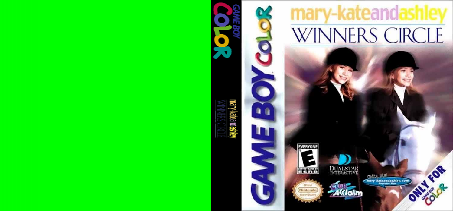 Mary-Kate and Ashley: Winner’s Circle [US,EU] gbc 2001 Box Art