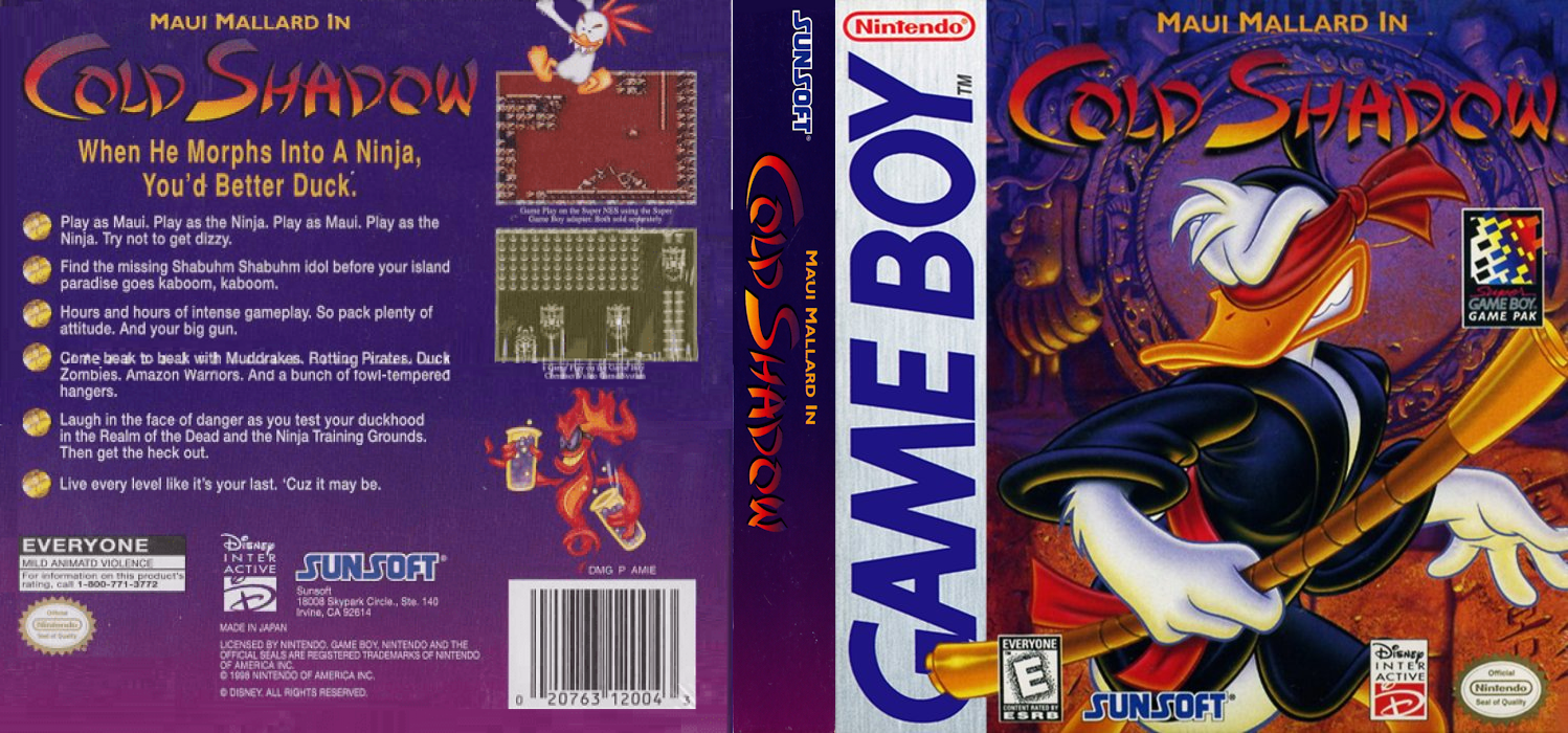Maui Mallard in Cold Shadow [US] gb 1998 Box Art
