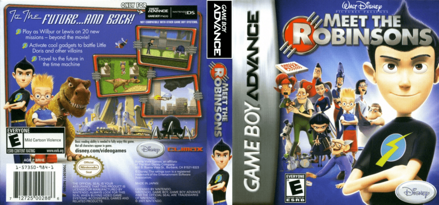 Disney’s Meet the Robinsons [US] gba 2007 Box Art