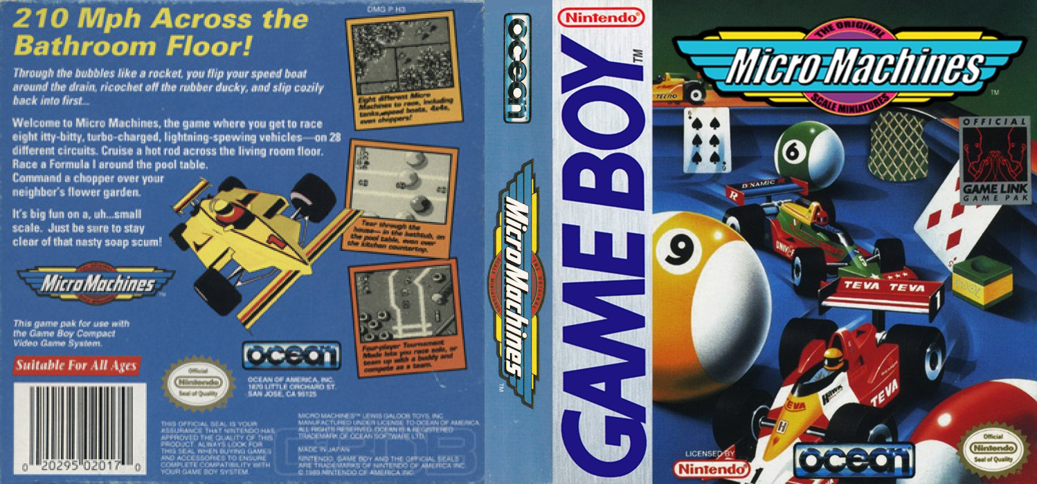 Micro Machines [US,EU] gb 1995 Box Art