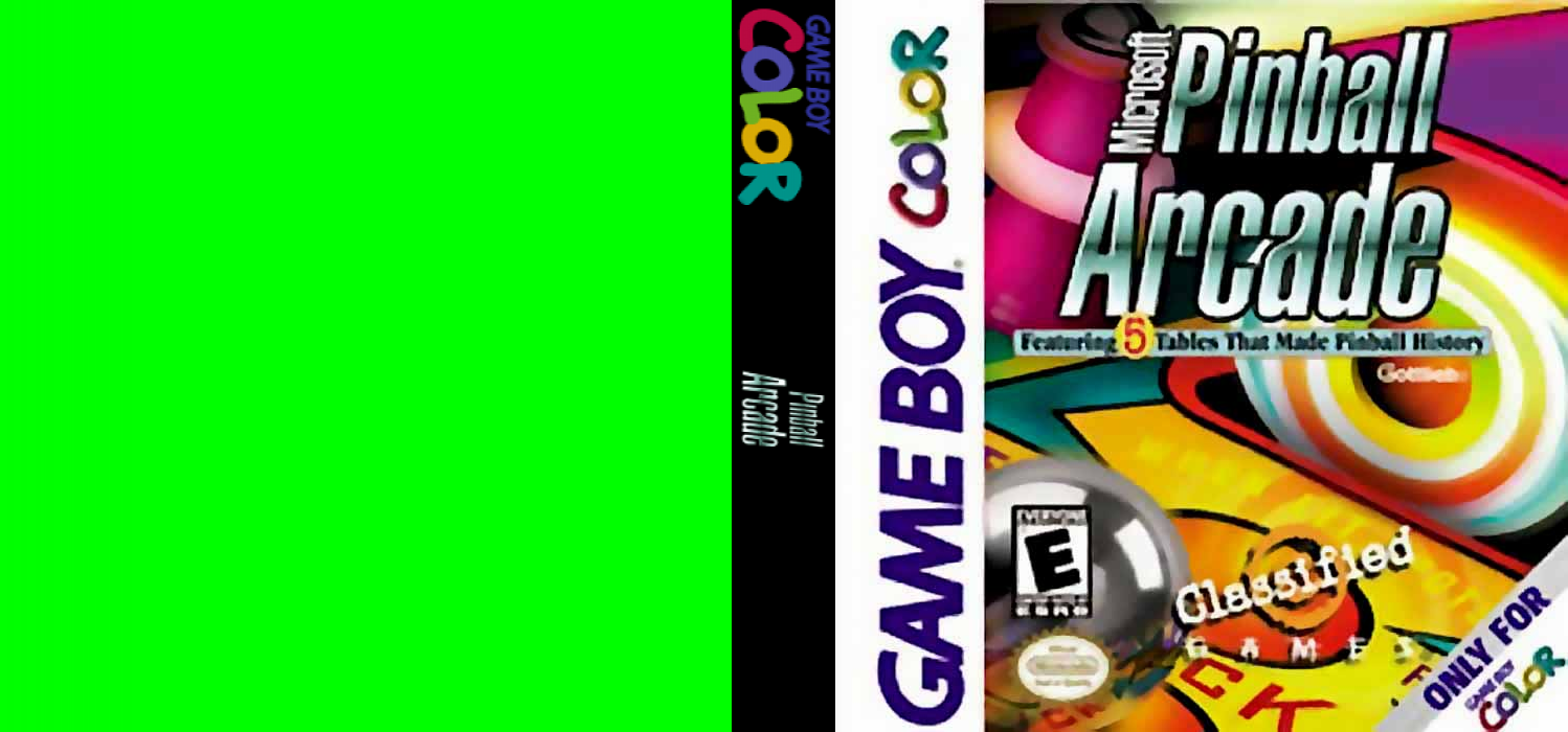 Microsoft Pinball Arcade [US] gbc 2001 Box Art