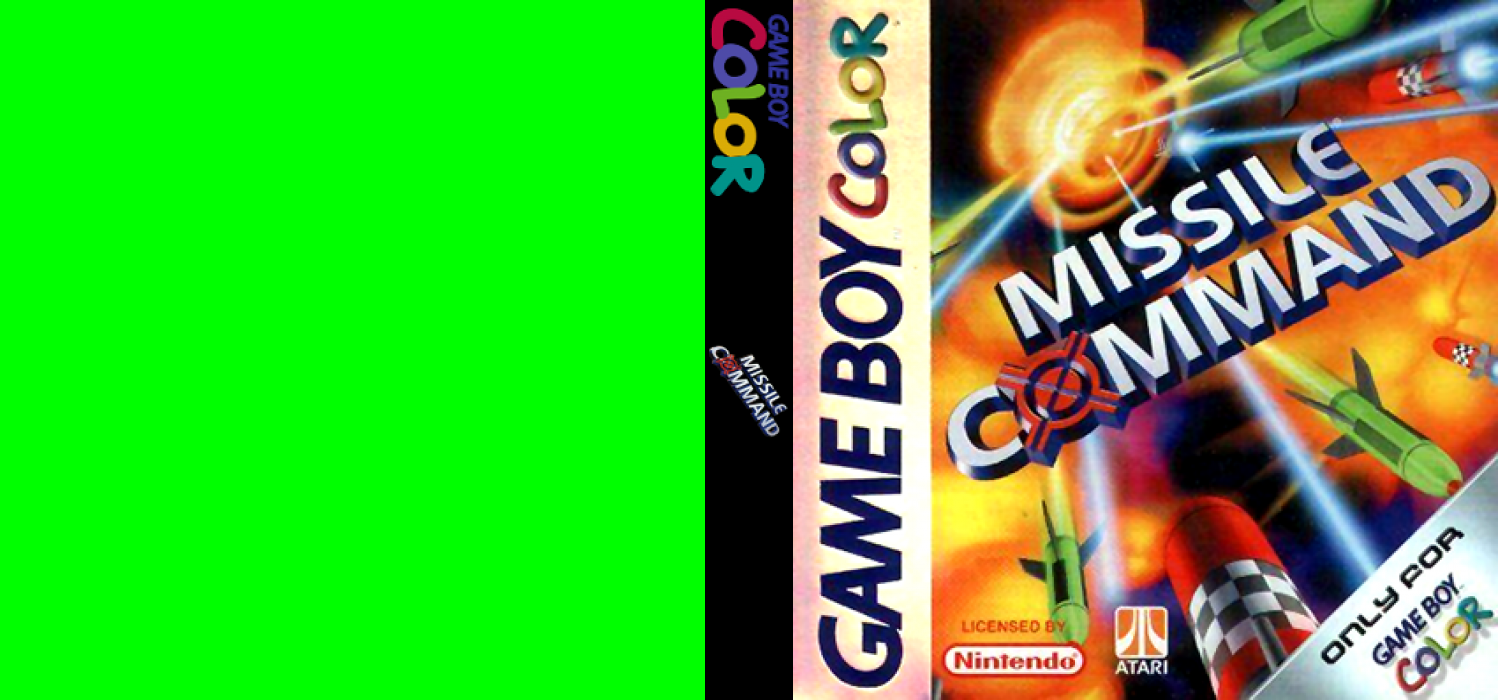 Missile Command [US] gbc 1999 Box Art