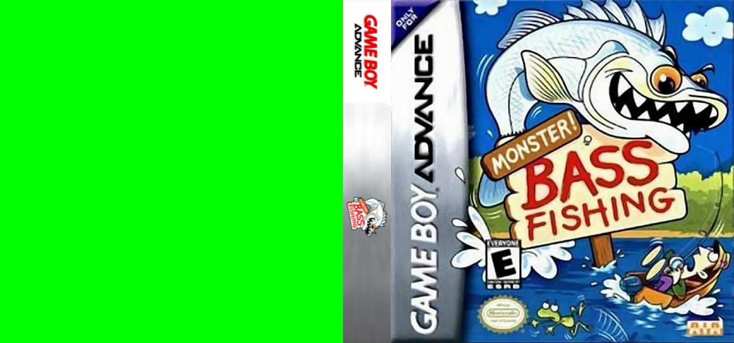 Monster! Bass Fishing [US] gba 2004 Box Art