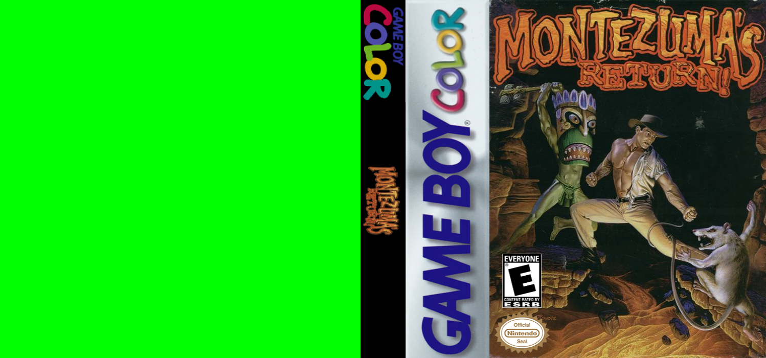 Montezuma’s Return! [US] gbc 1998 Box Art