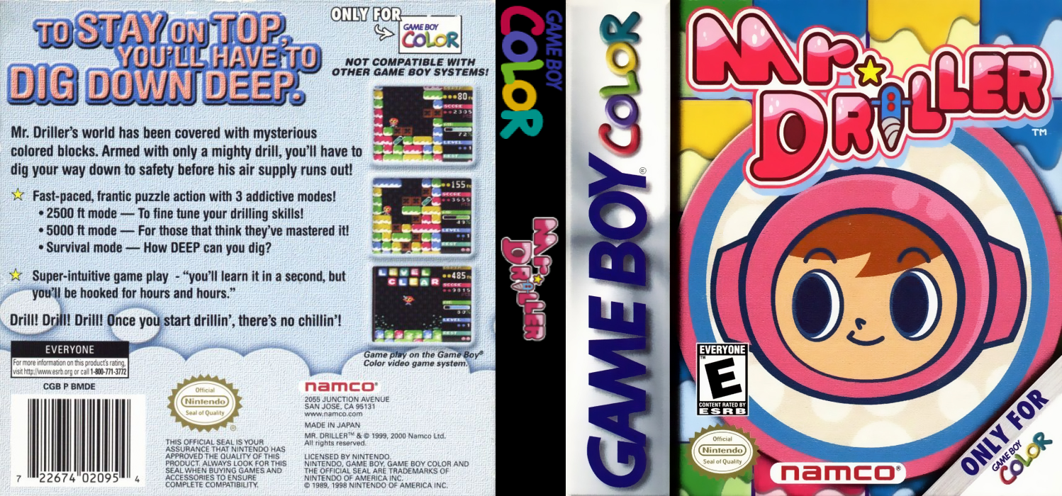Mr. Driller [US] gbc 2000 Box Art