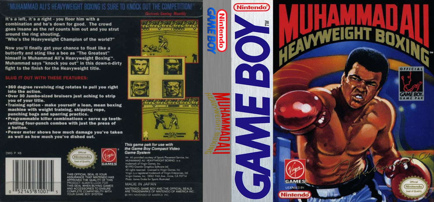 Muhammad Ali Heavyweight Boxing [US,EU] gb 1992 Box Art
