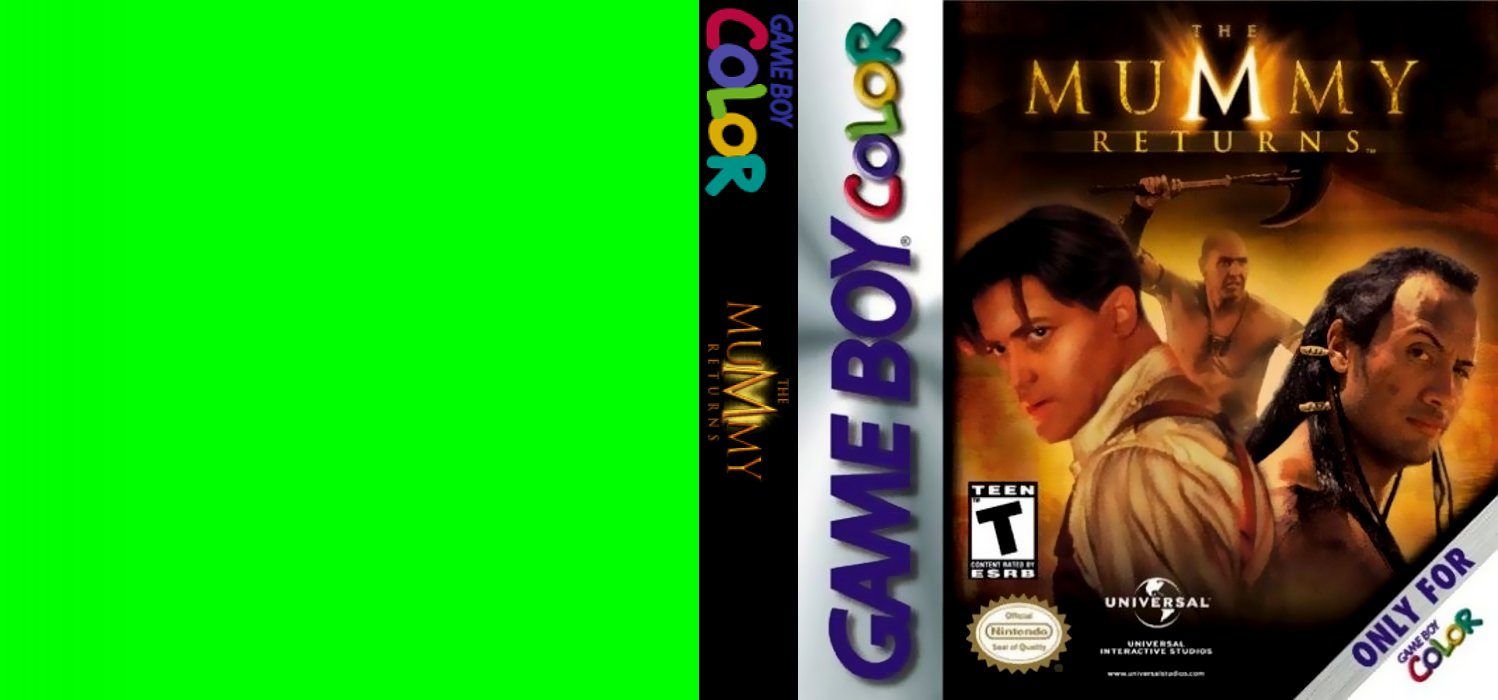 The Mummy Returns [US] gbc 2001 Box Art