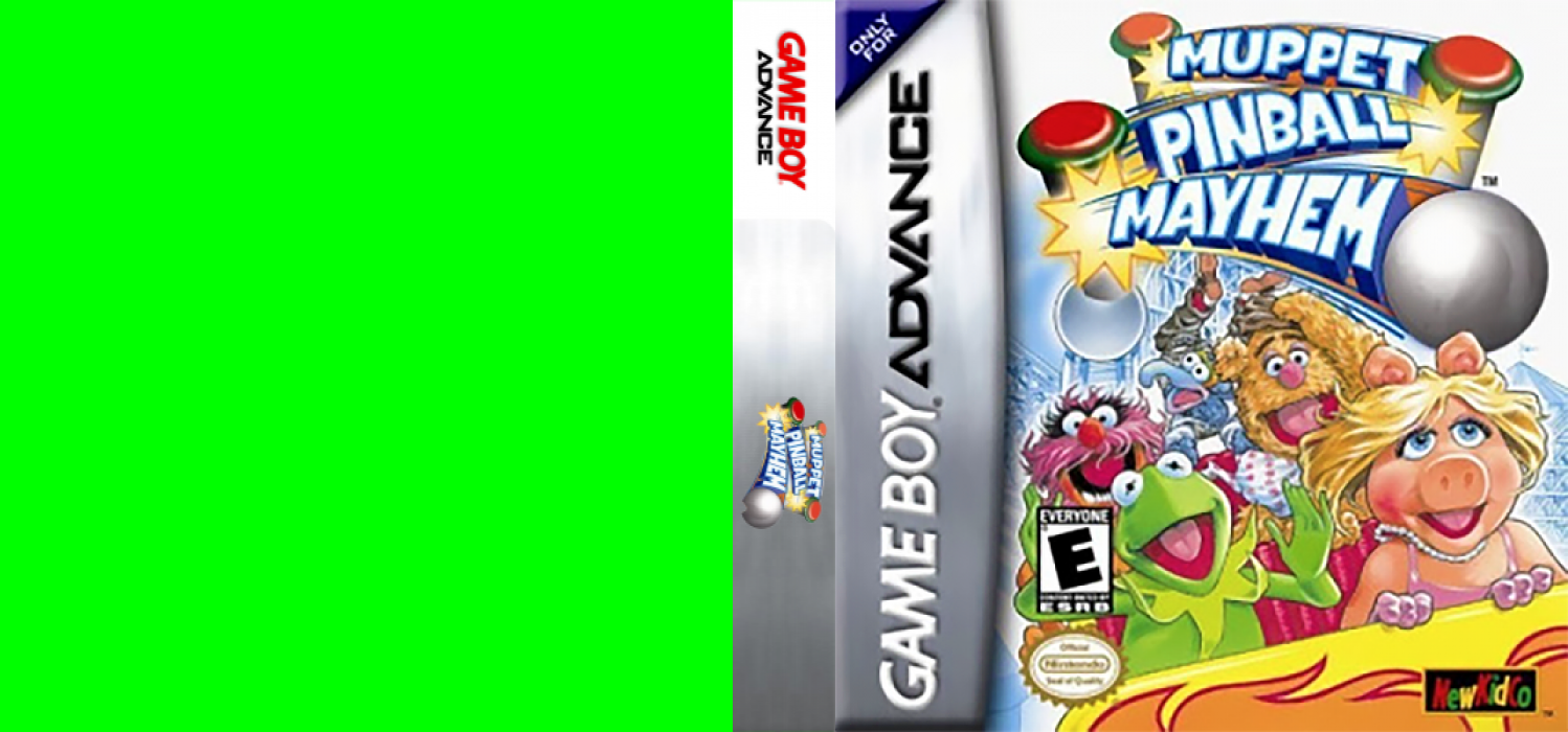 Muppet Pinball Mayhem [US] gba 2002 Box Art