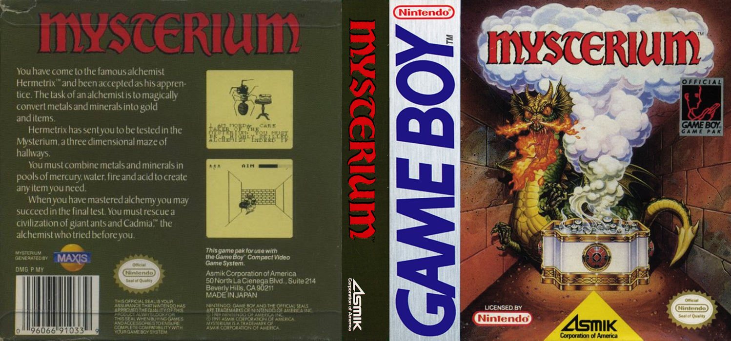 Mysterium [US] gb 1993 Box Art