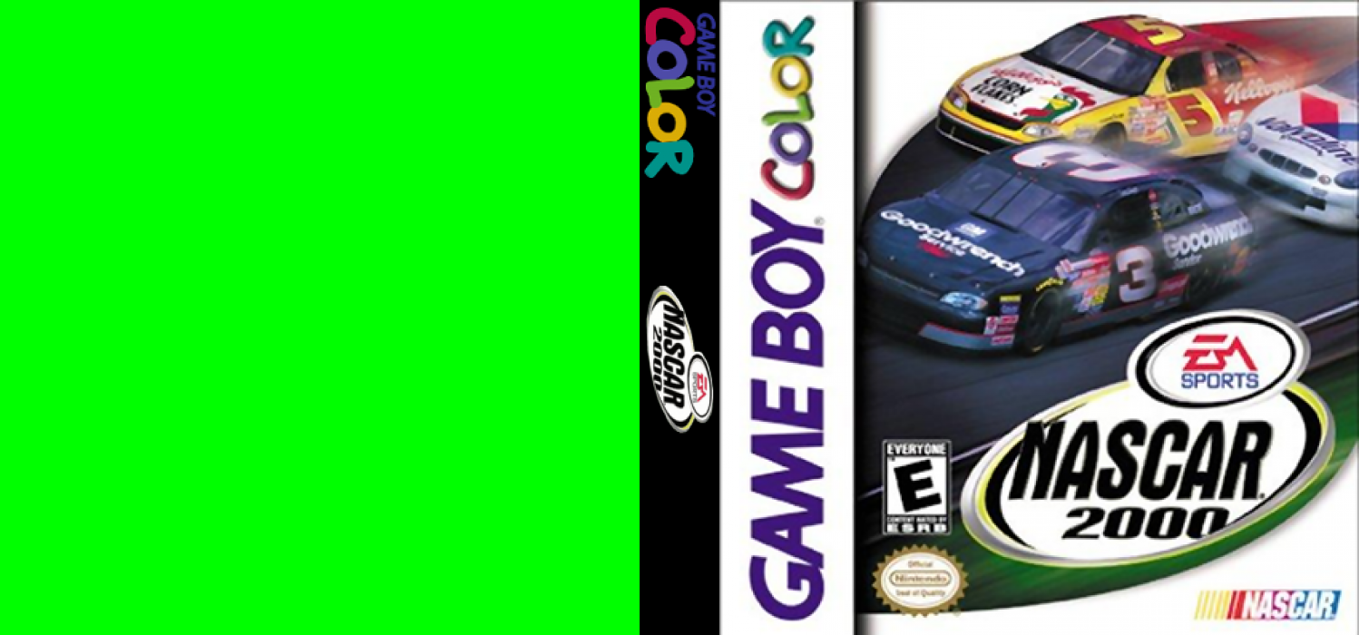 NASCAR 2000 [US,EU] gbc 2000 Box Art
