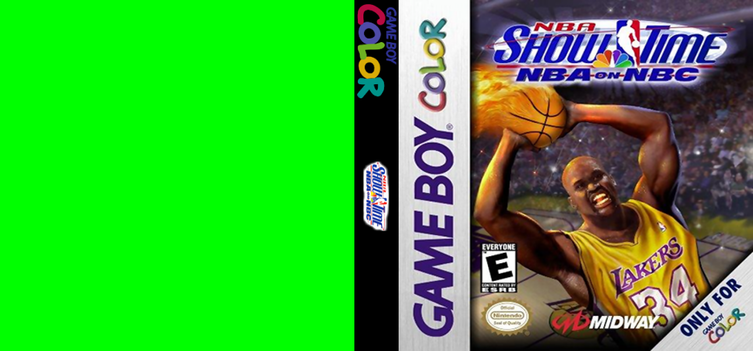 NBA Show Time : NBA on NBC [US] gbc 2000 Box Art