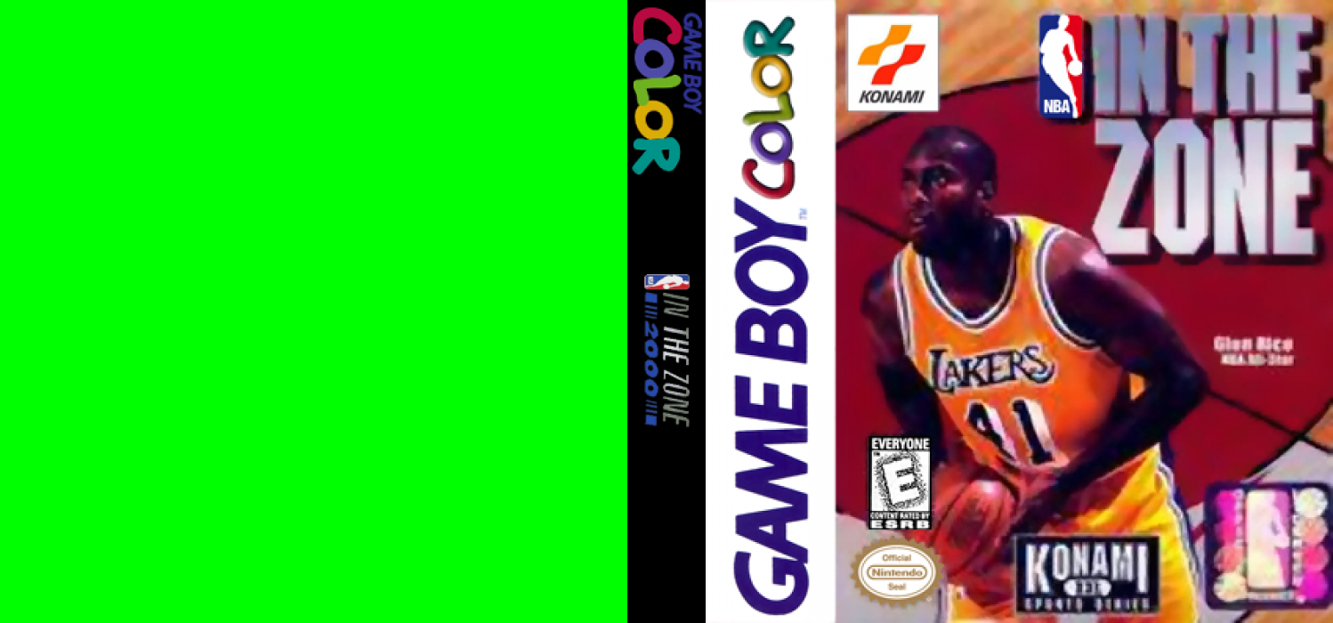 NBA In the Zone [US] gbc 1999 Box Art