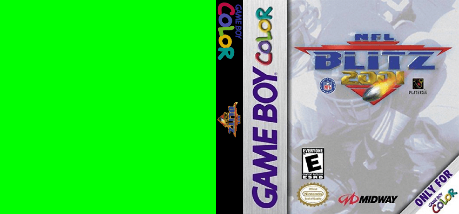 NFL Blitz 2001 [US] gbc 2000 Box Art
