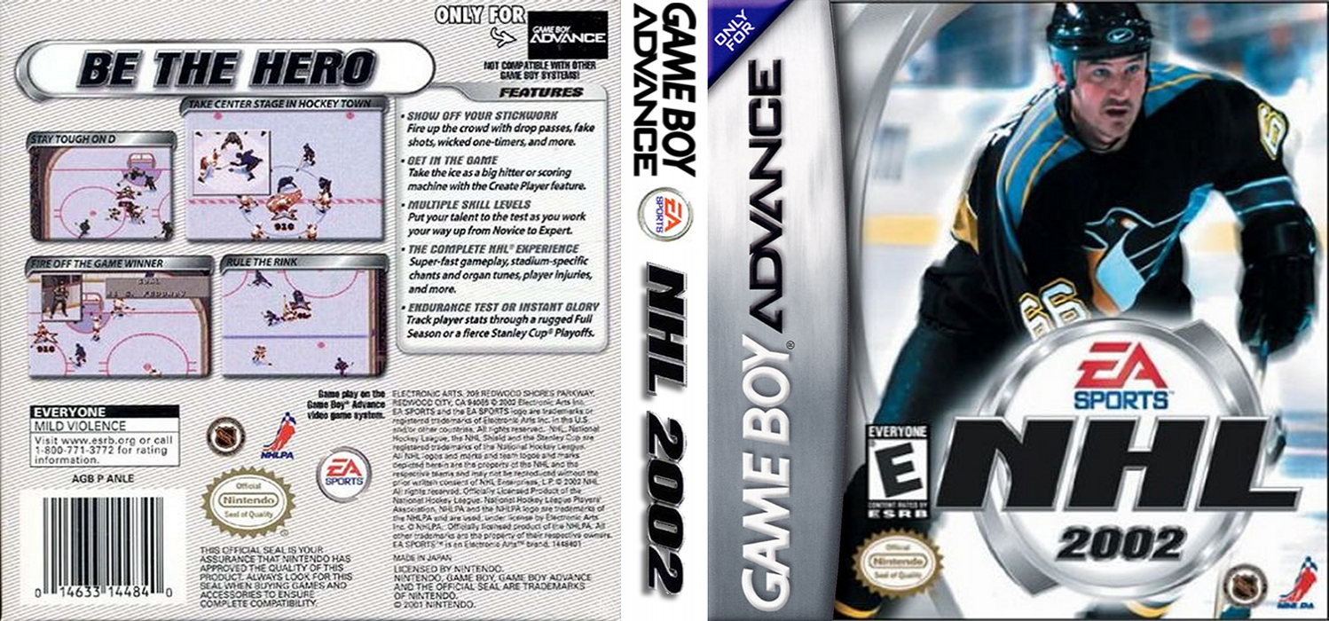 NHL 2002 [US] gba 2002 Box Art