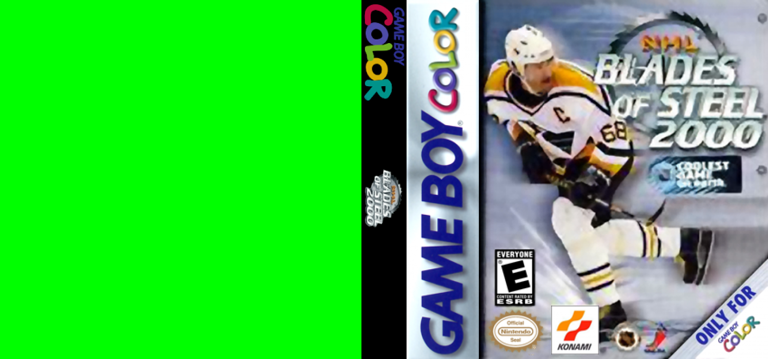 NHL Blades of Steel 2000 [US] gbc 2000 Box Art