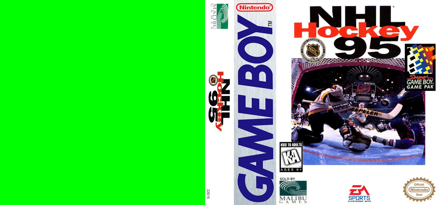 NHL Hockey ’95 [US,EU] gb 1995 Box Art