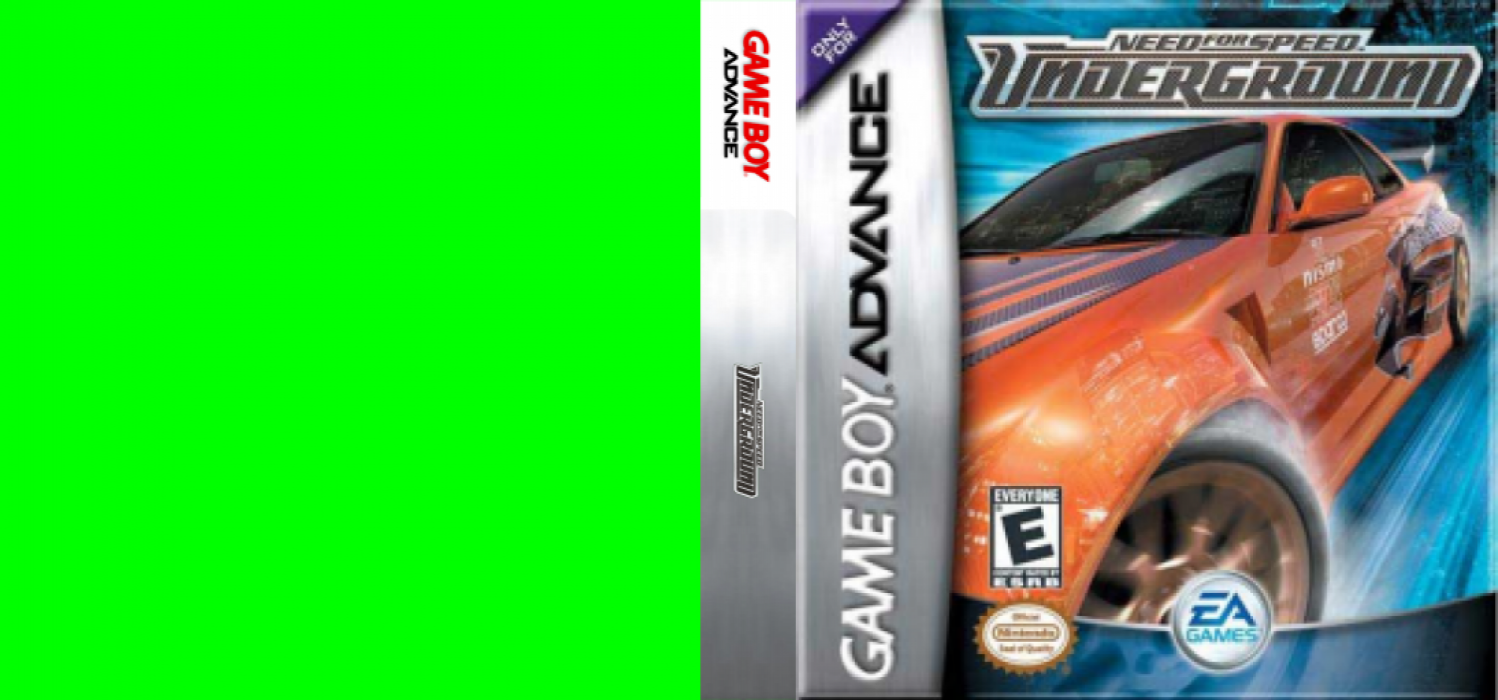 Need for Speed : Underground [US,EU] gba 2003 Box Art