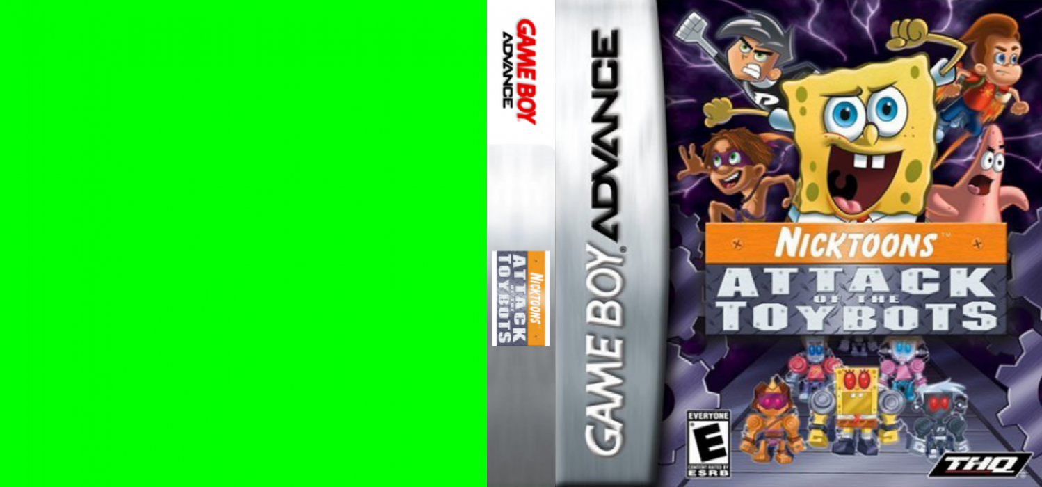 Nicktoons : Attack of the Toybots [US] gba 2007 Box Art