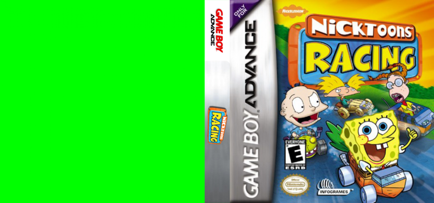 NickToons Racing [US] gba 2002 Box Art