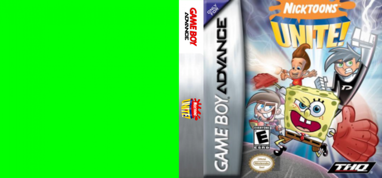 Nicktoons Unite! [US] gba 2005 Box Art