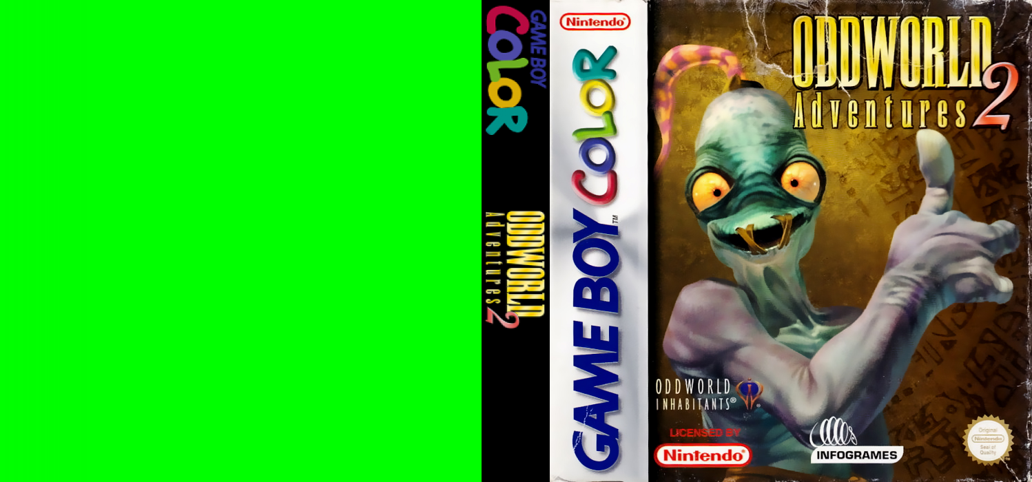 Oddworld Adventures II [US] gbc 2000 Box Art