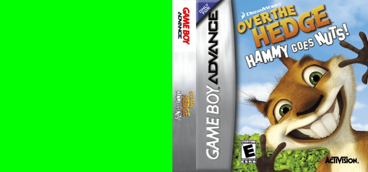 Over the Hedge : Hammy Goes Nuts! [US] gba 2006 Box Art