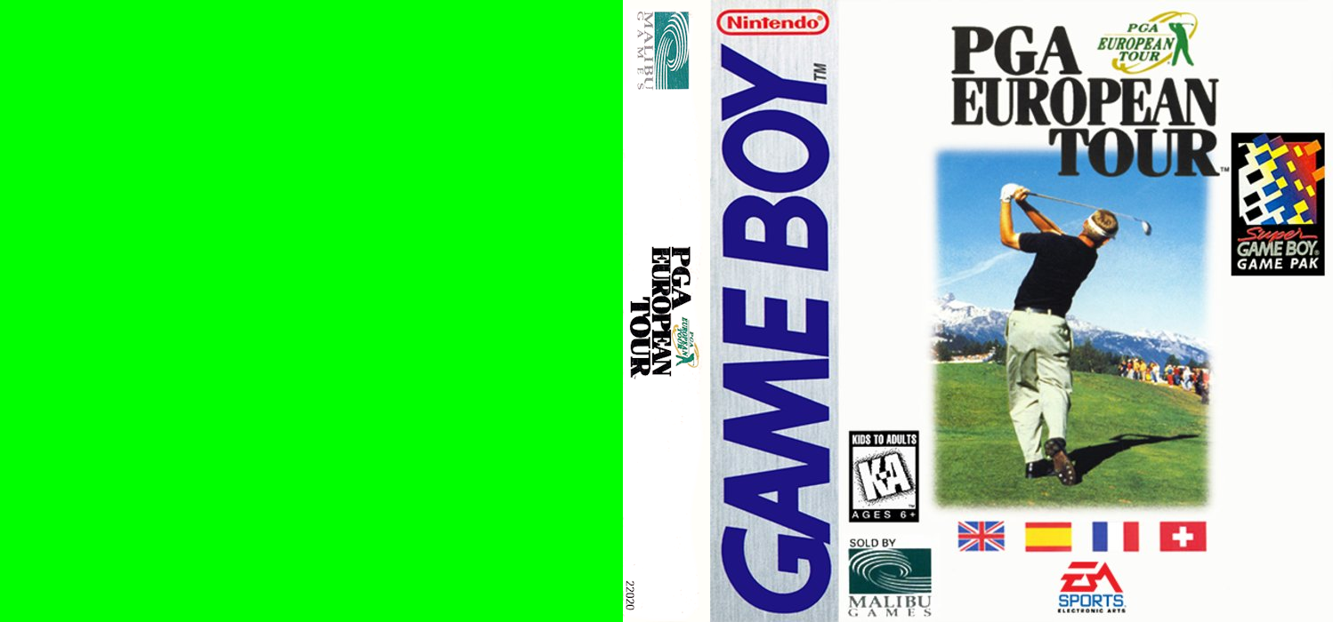 Pga European Tour [US,EU] gb 1995 Box Art