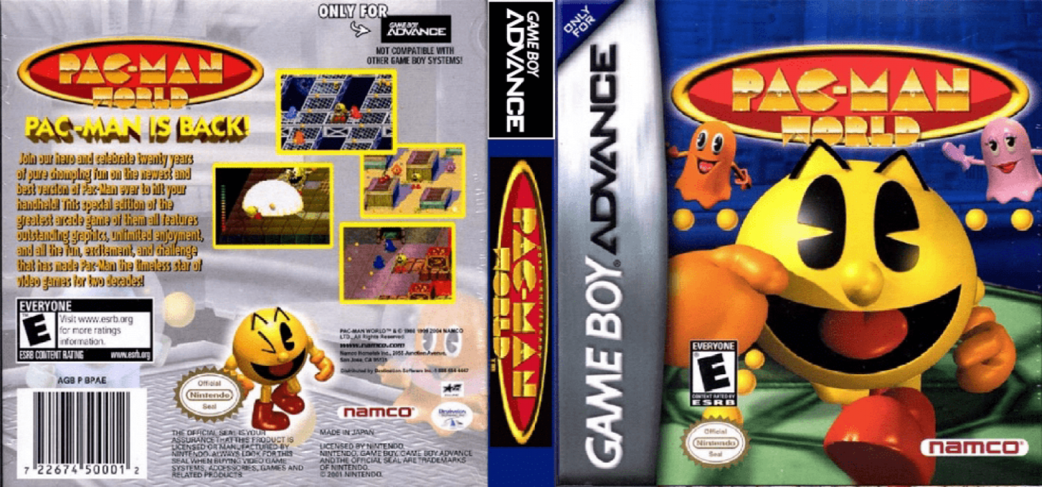 Pac-Man World [US] gba 2004 Box Art